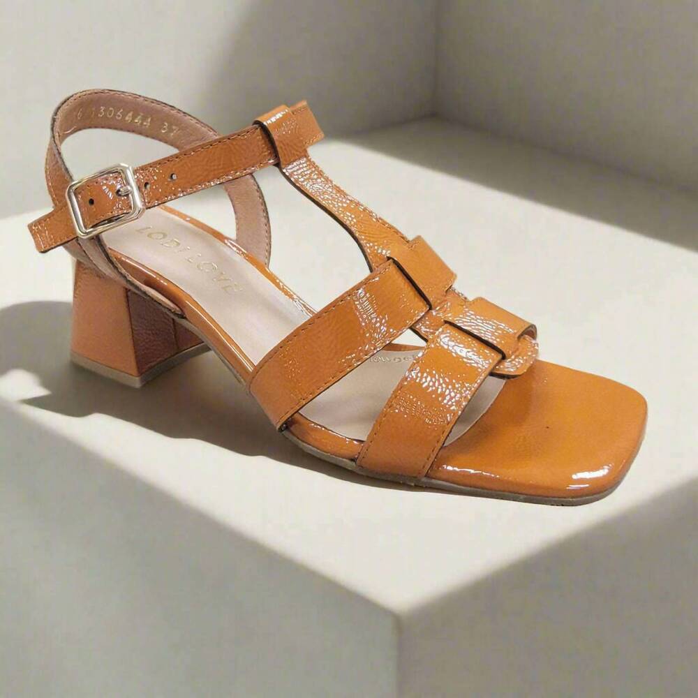 NEW LODI women's go heeled sandal in tan